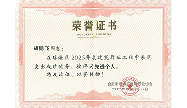 2025年度先进个人